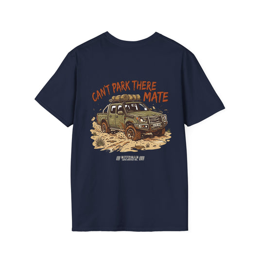 “Can’t Park There Mate” Off-Road 4x4 Adventure Tee - Navy