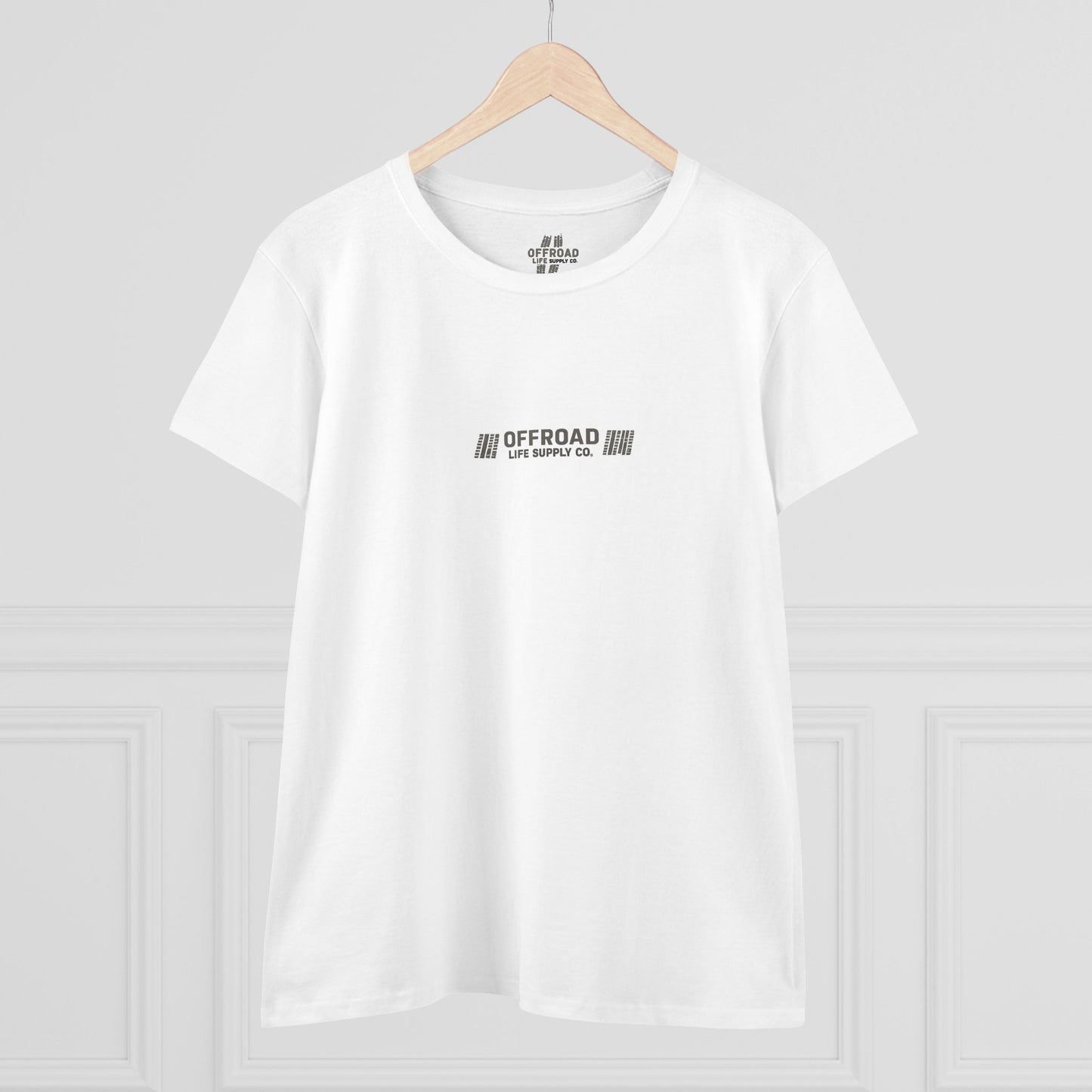 Offroad Life Supply Co. Graphic Tee — Women's Off-Road Basic T-Shirt - White