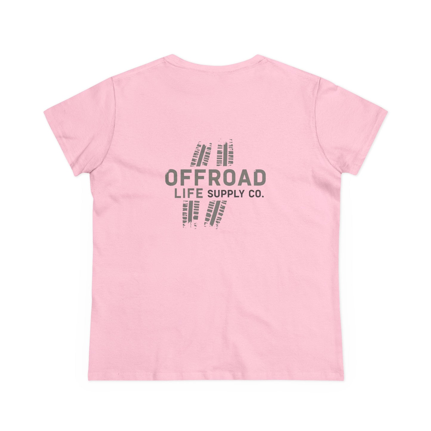 Offroad Life Supply Co. Graphic Tee — Women's Off-Road Basic T-Shirt - White