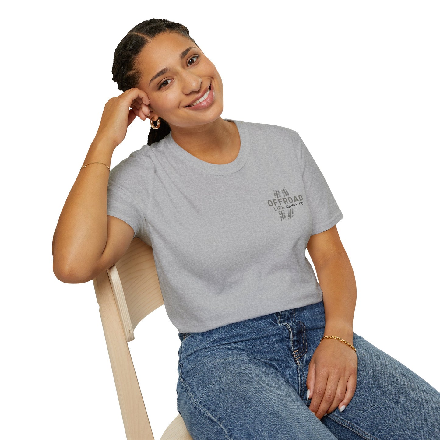 Offroad Life Co. Chest Logo Basic T-Shirt — Adventure Graphic Tee - 6 colours