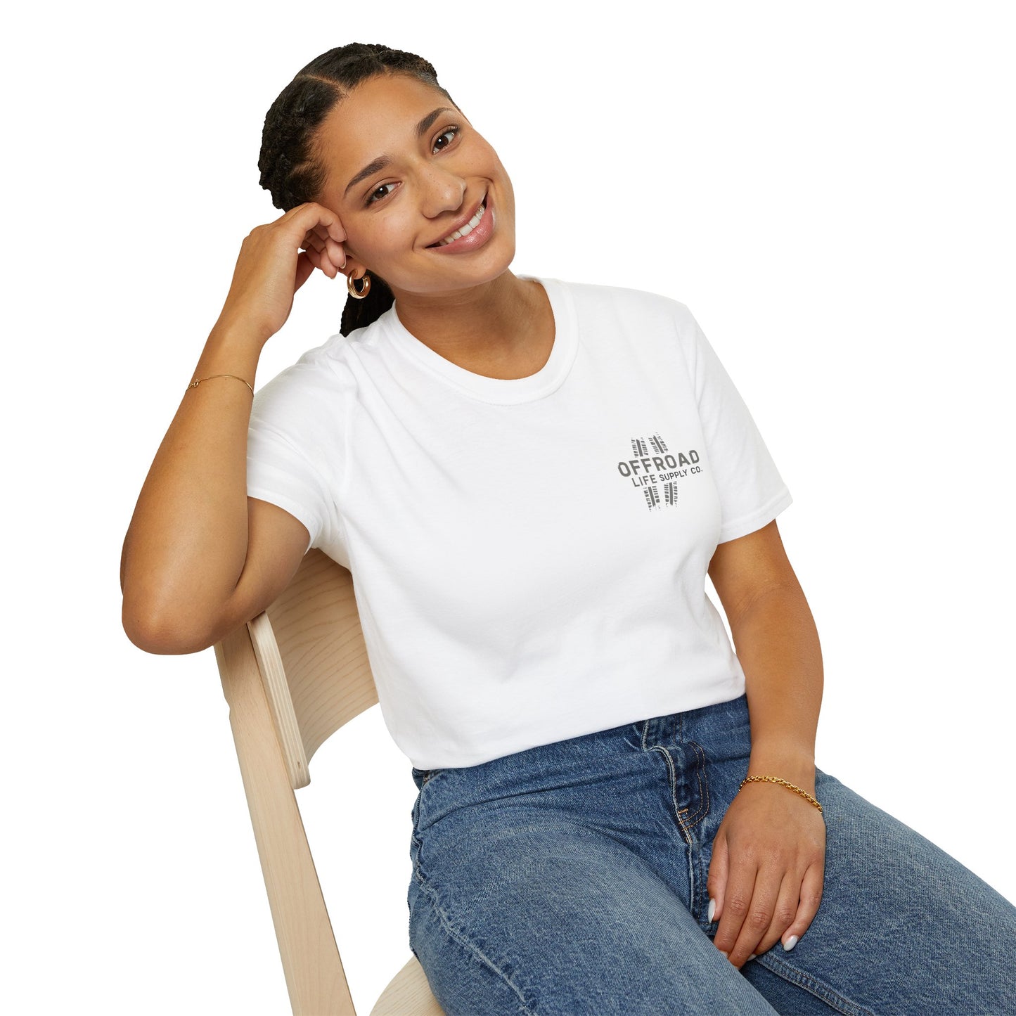 Offroad Life Co. Chest Logo Basic T-Shirt — Adventure Graphic Tee - 6 colours