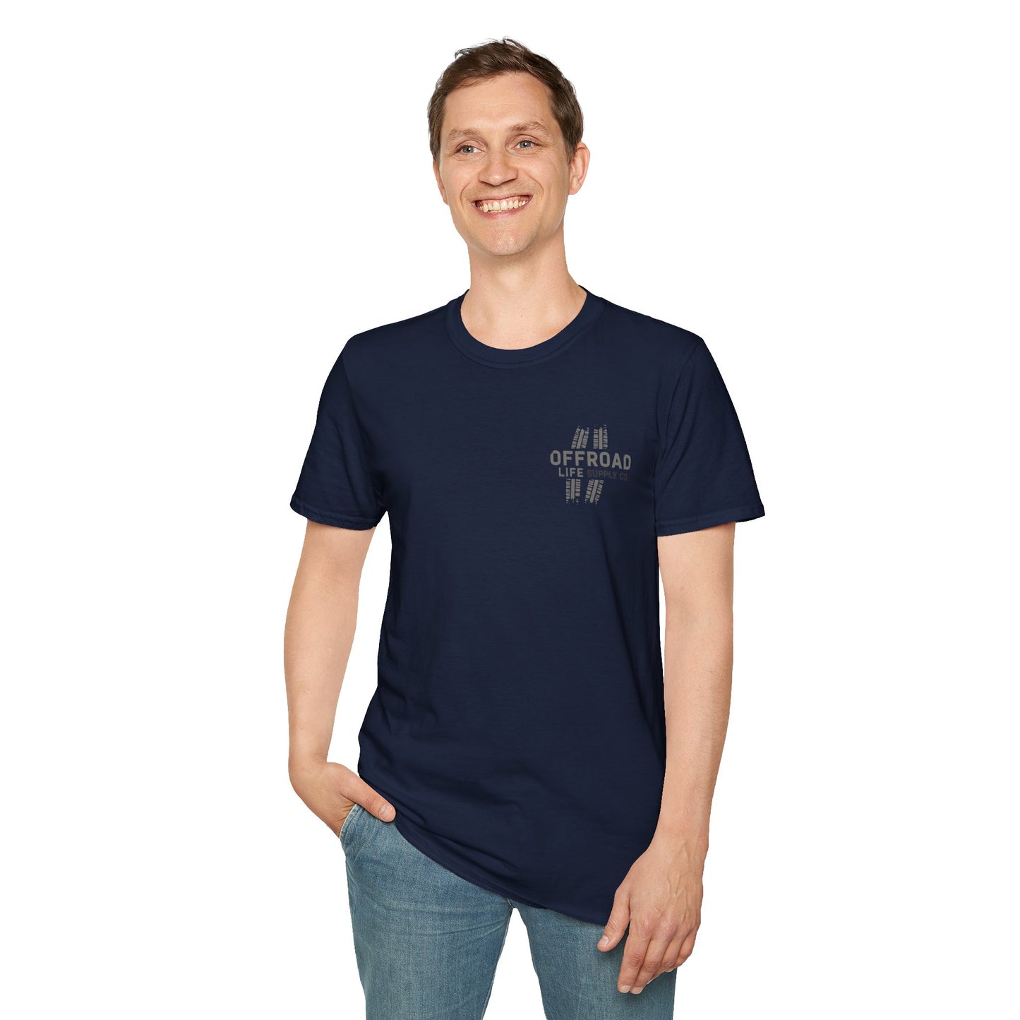 Offroad Life Co. Chest Logo Basic T-Shirt — Adventure Graphic Tee - 6 colours