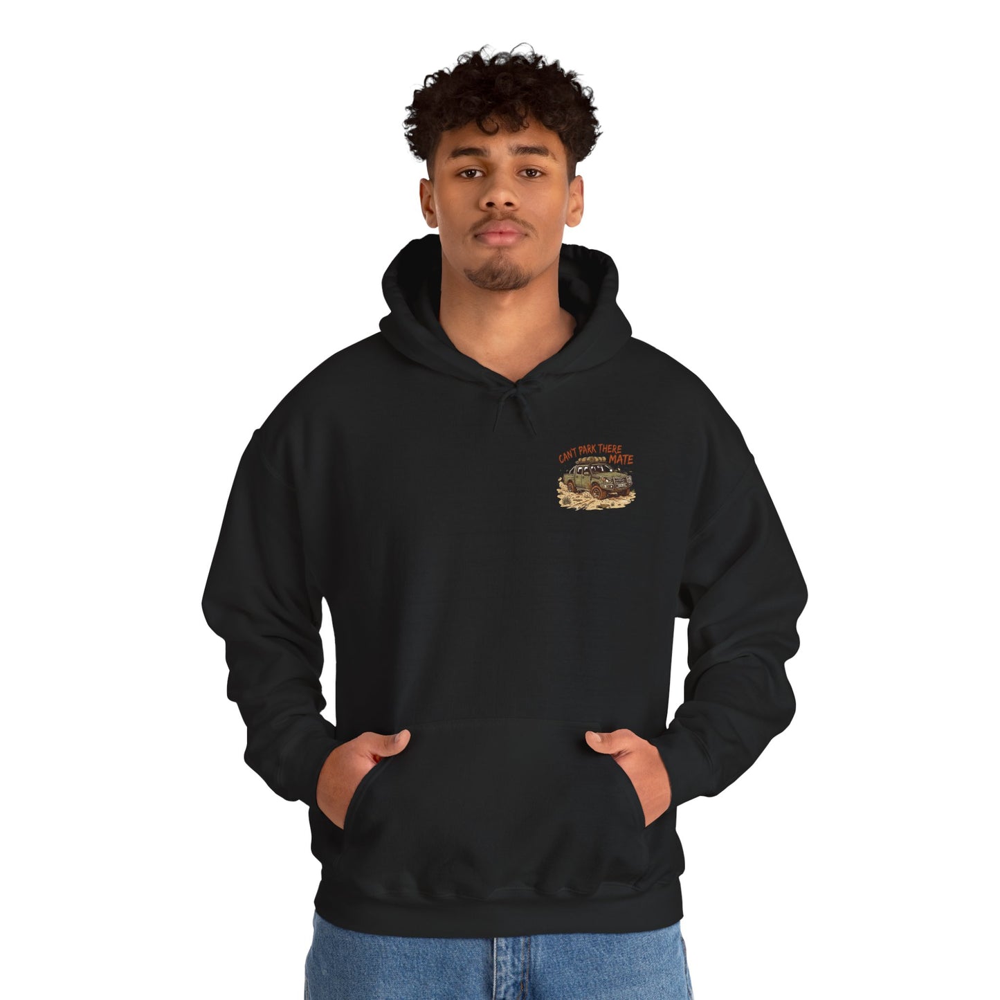 “Can’t Park There Mate” Off-Road 4x4 Hoodie - Navy