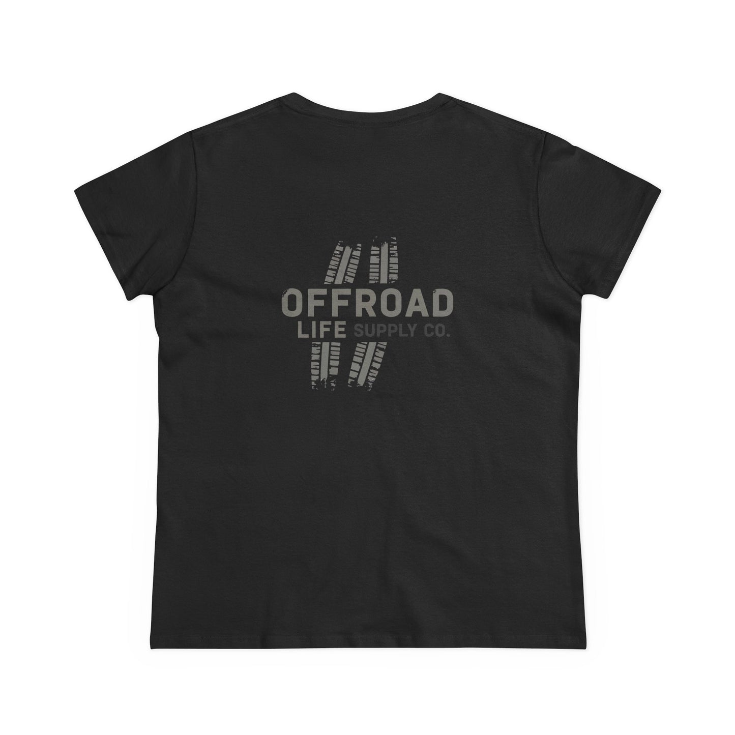 Offroad Life Supply Co. Graphic Tee — Women's Off-Road Basic T-Shirt - Navy