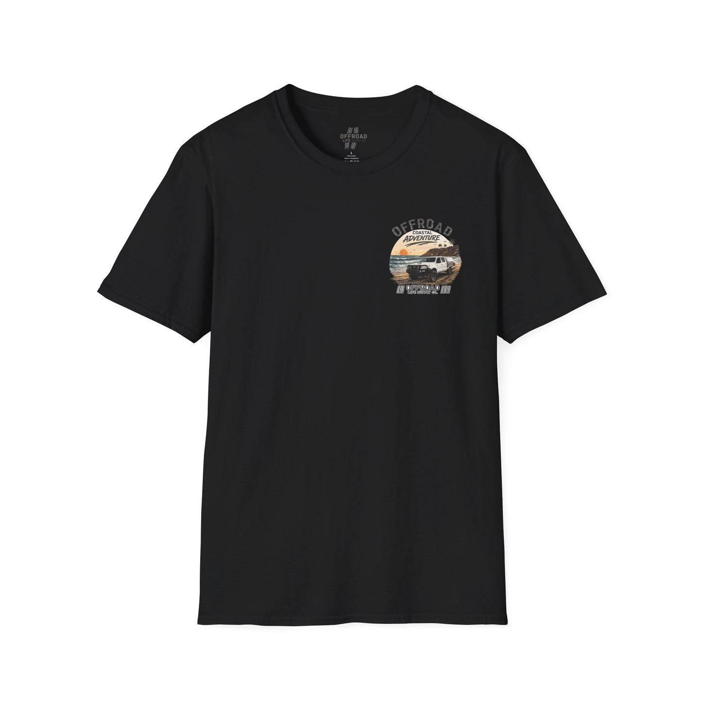 Hilux Beach 4x4 Tshirt - Australian 4wd Coastal Adventure Tee - Navy
