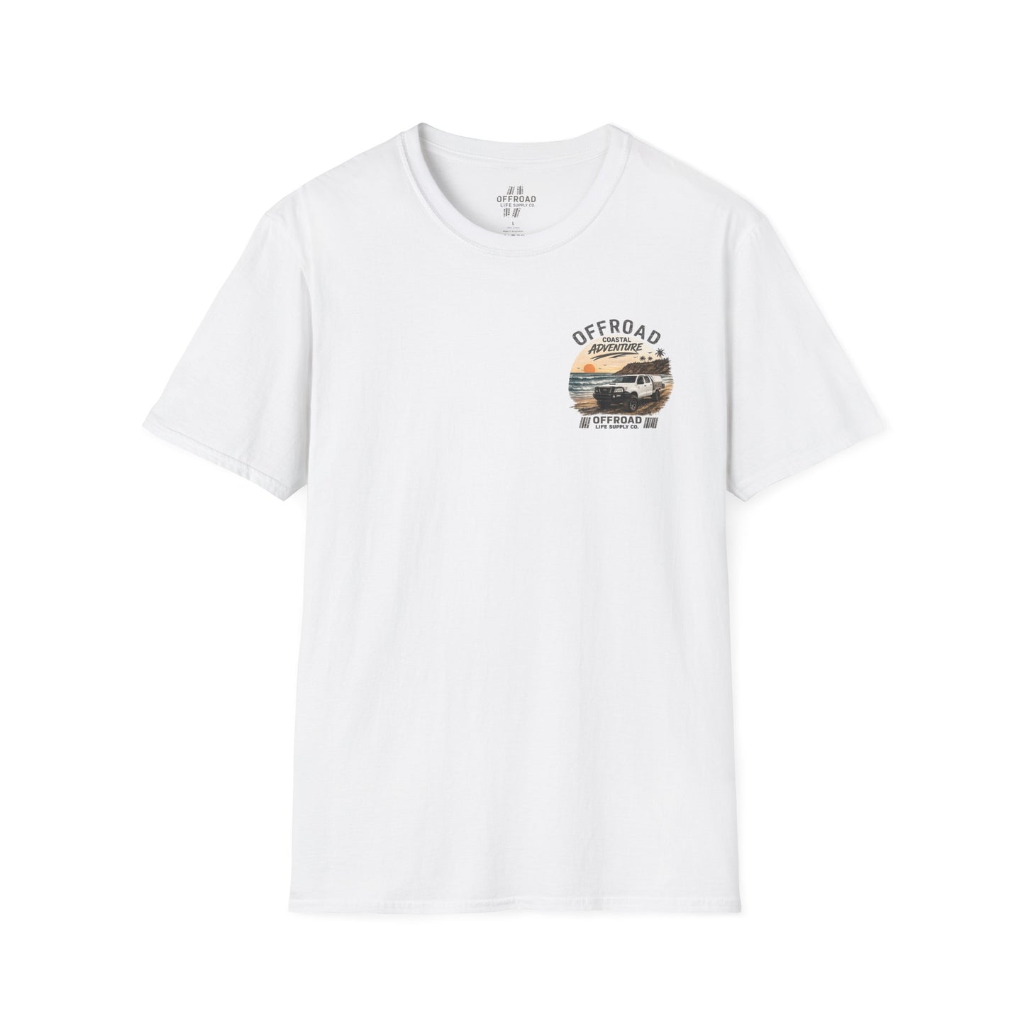 Hilux Beach 4x4 Tshirt - Australian 4wd Coastal Adventure Tee - Navy
