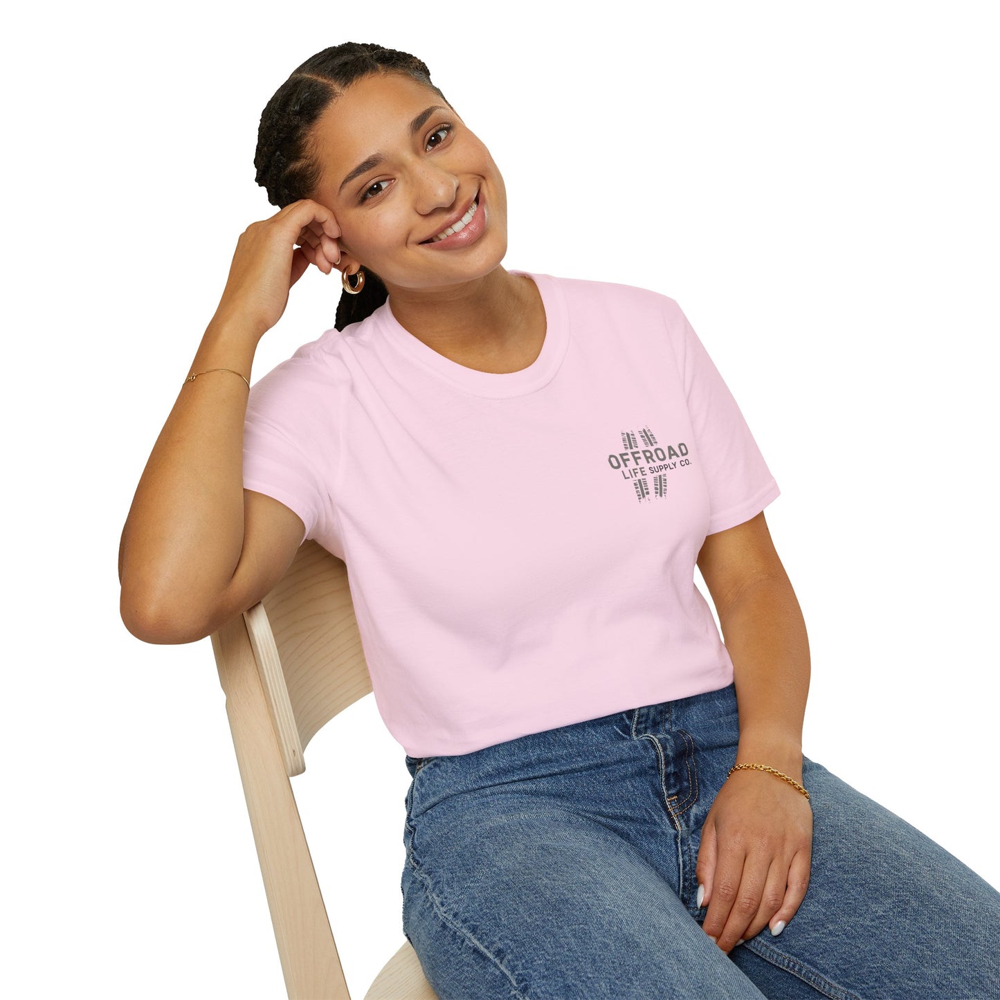 Offroad Life Co. Chest Logo Basic T-Shirt — Adventure Graphic Tee - 6 colours
