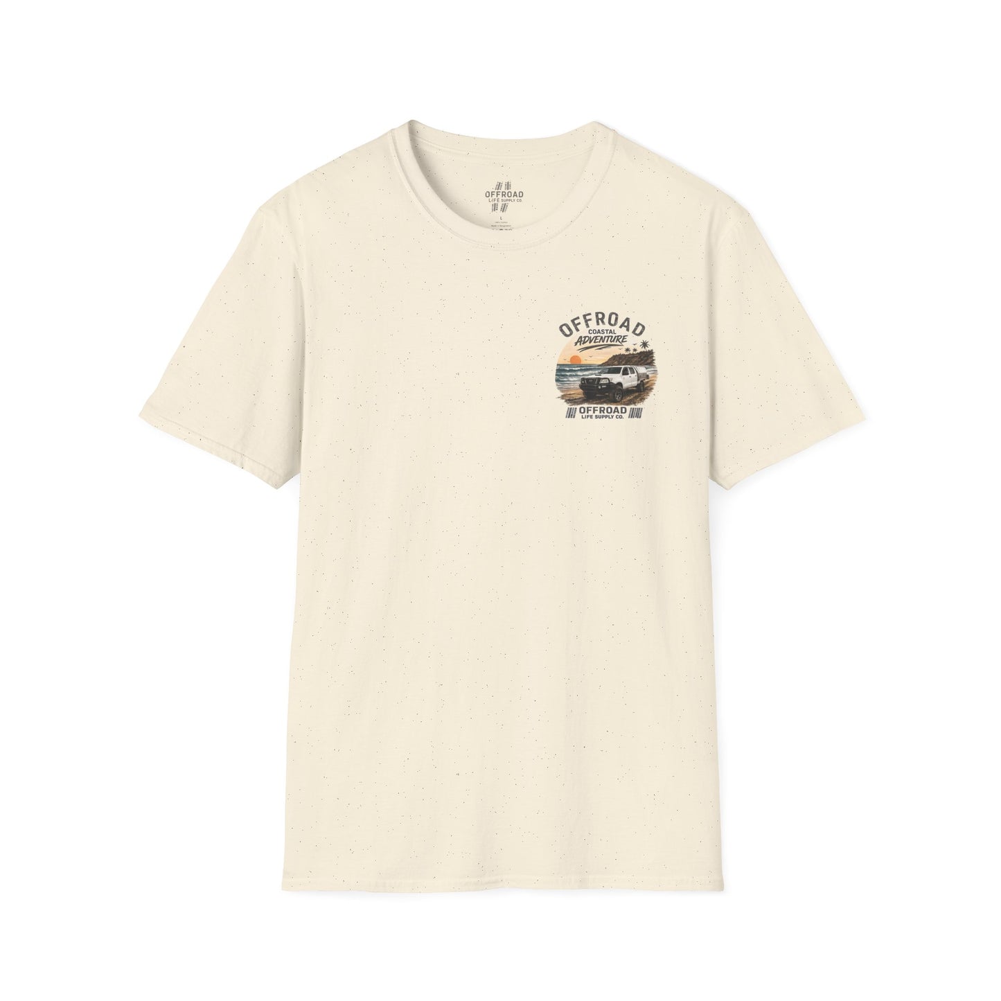 Hilux Beach 4x4 Tshirt - Australian 4wd Coastal Adventure Tee - White