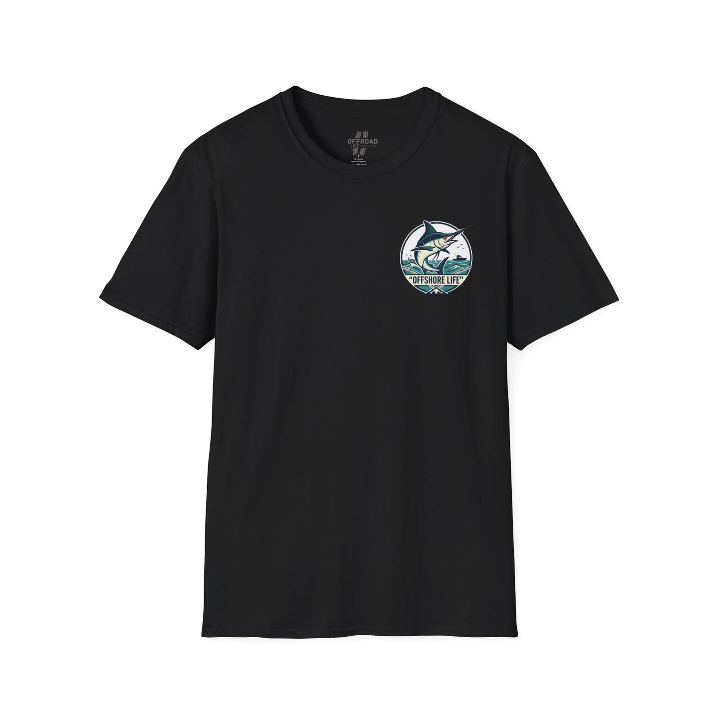 Offshore Life Marlin T-Shirt — Fishing Tee - Black