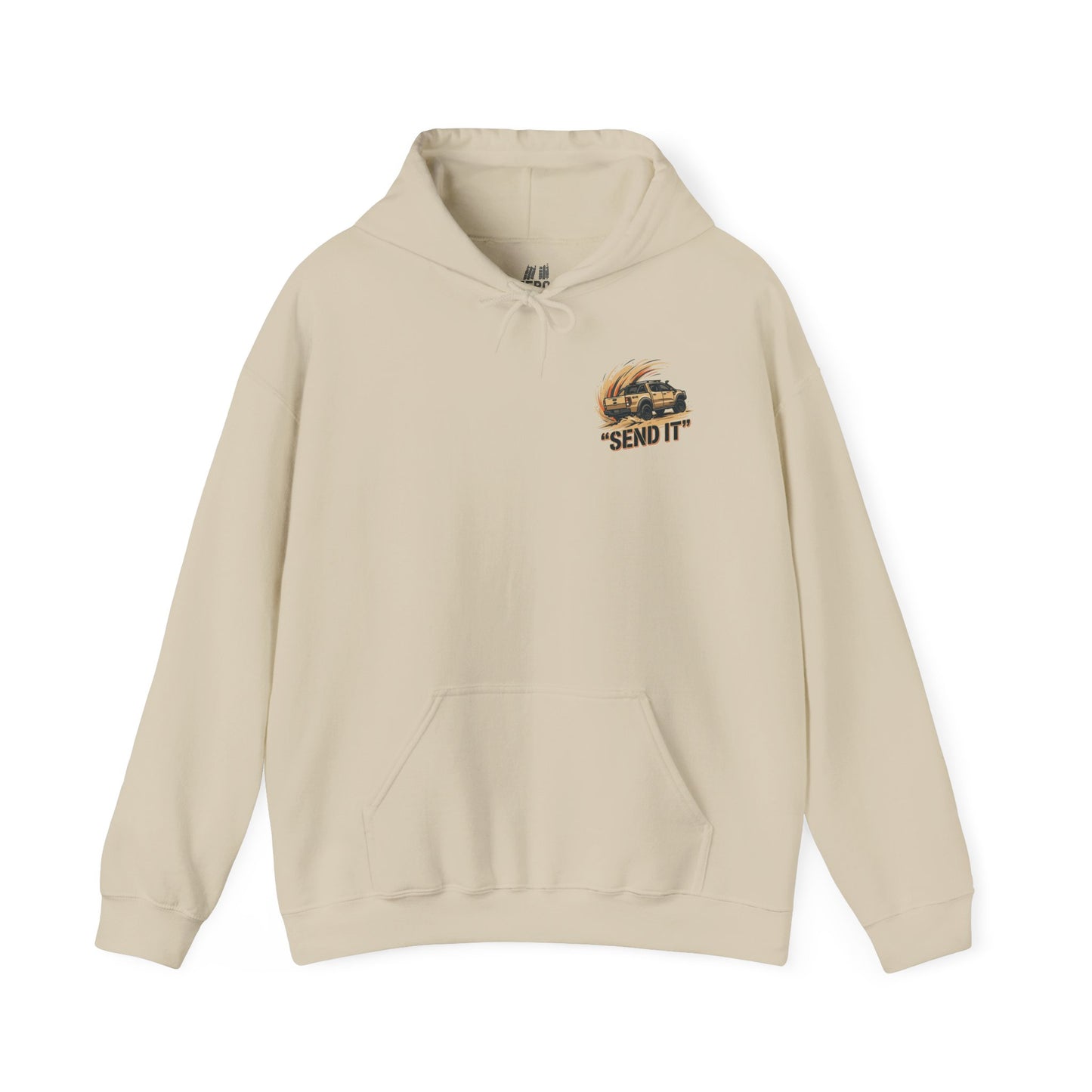 Off-Road Womens 'Send It' Hoodie — Adventure 4x4 Hoodie - Light Blue