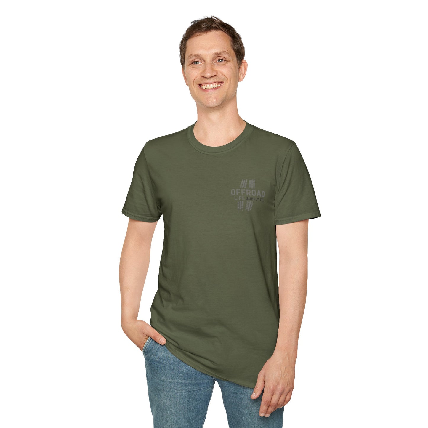 Offroad Life Co. Chest Logo Basic T-Shirt — Adventure Graphic Tee - 6 colours