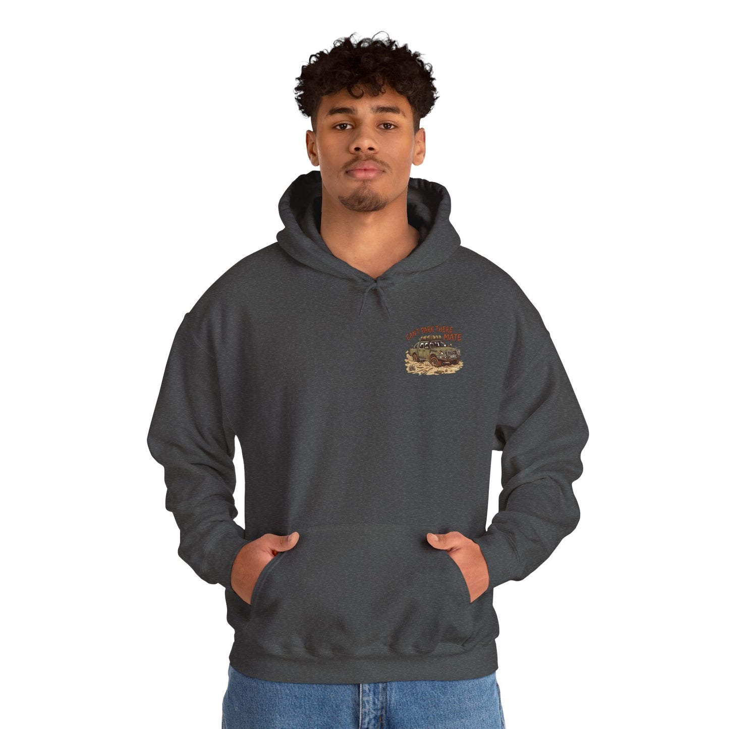 “Can’t Park There Mate” Off-Road 4x4 Hoodie - Black