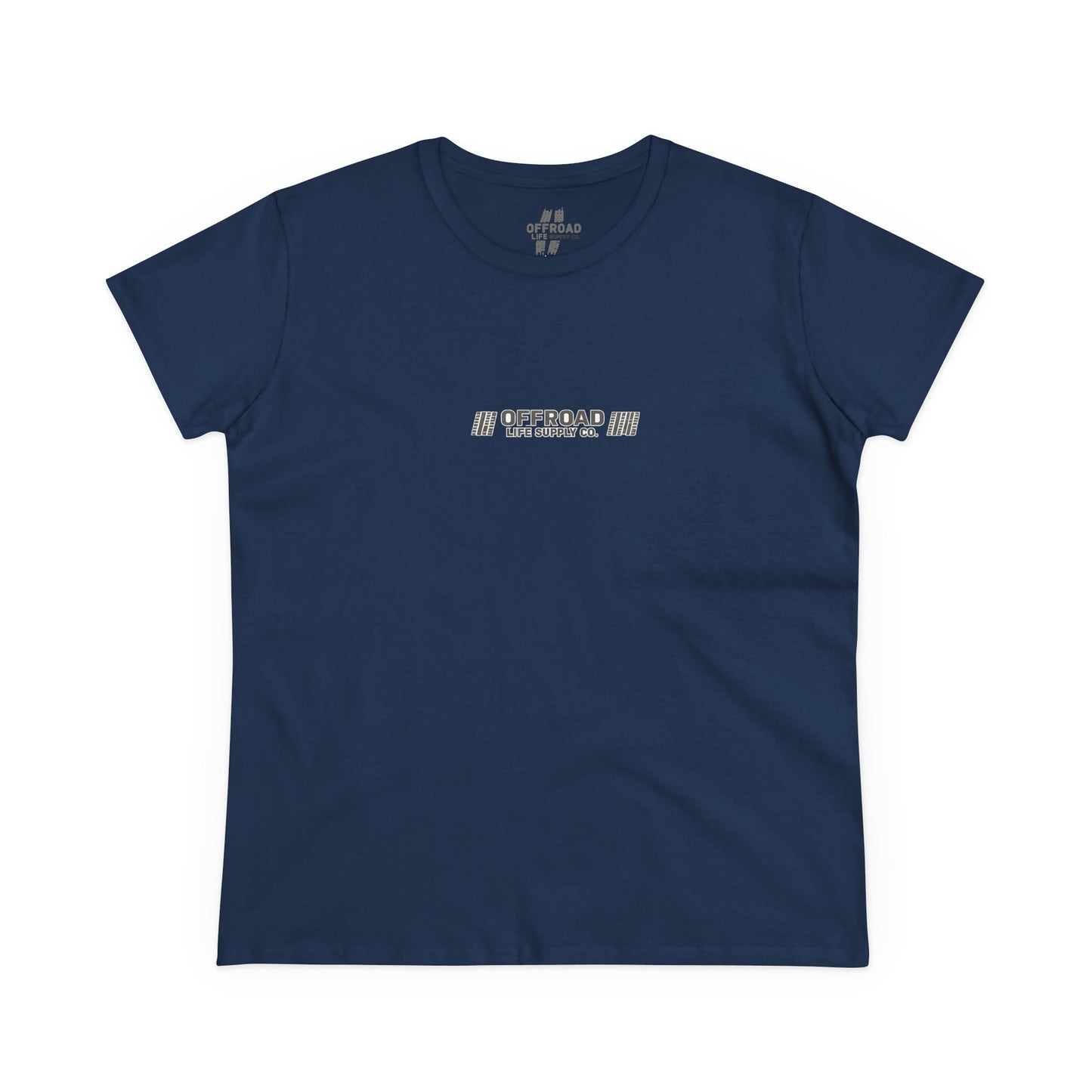 Offroad Life Supply Co. Graphic Tee — Women's Off-Road Basic T-Shirt - Navy