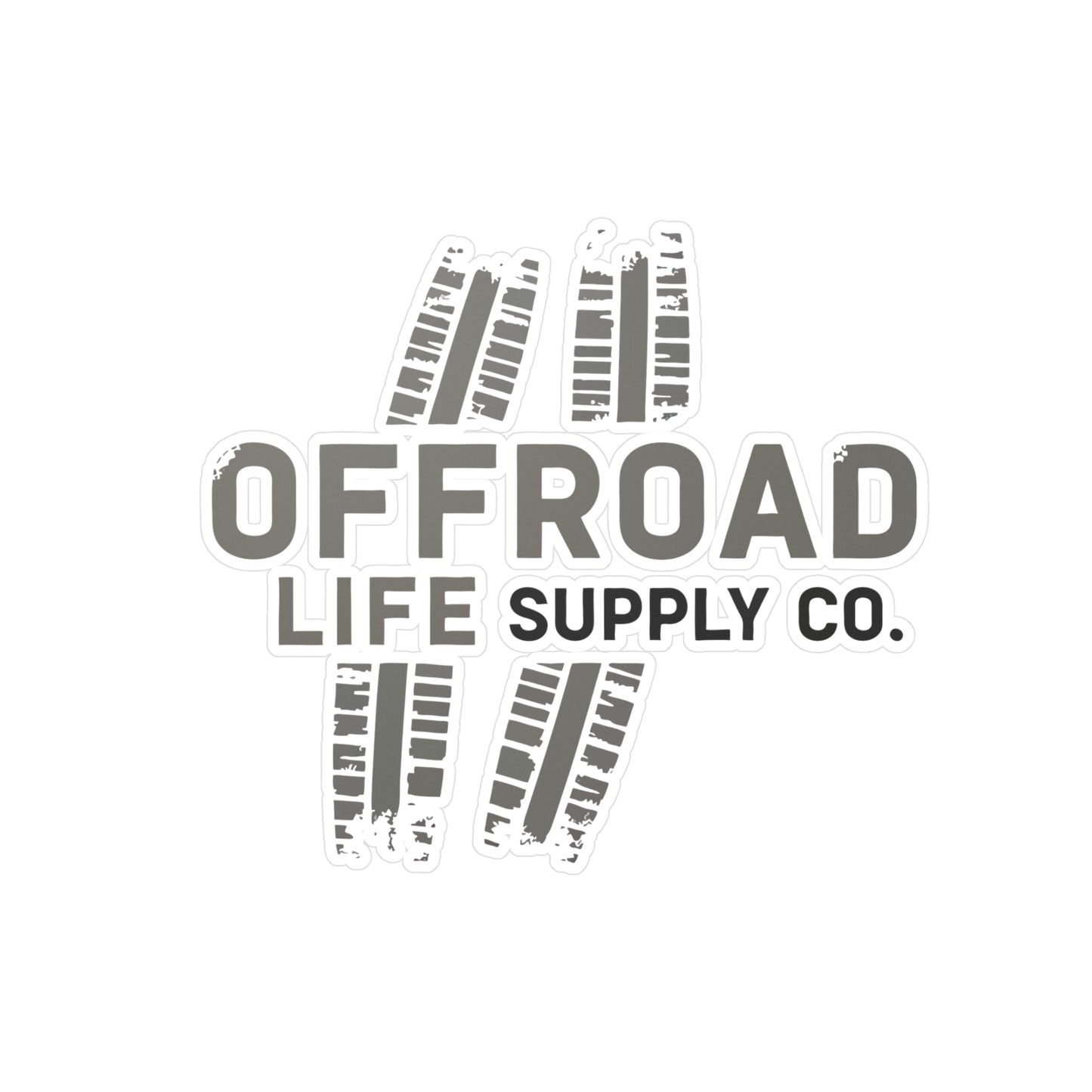 Offroad Life Logo - Vinyl Kiss-Cut Stickers