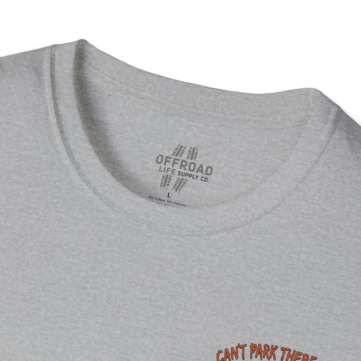 “Can’t Park There Mate” Off-Road 4x4 Adventure Tee - White