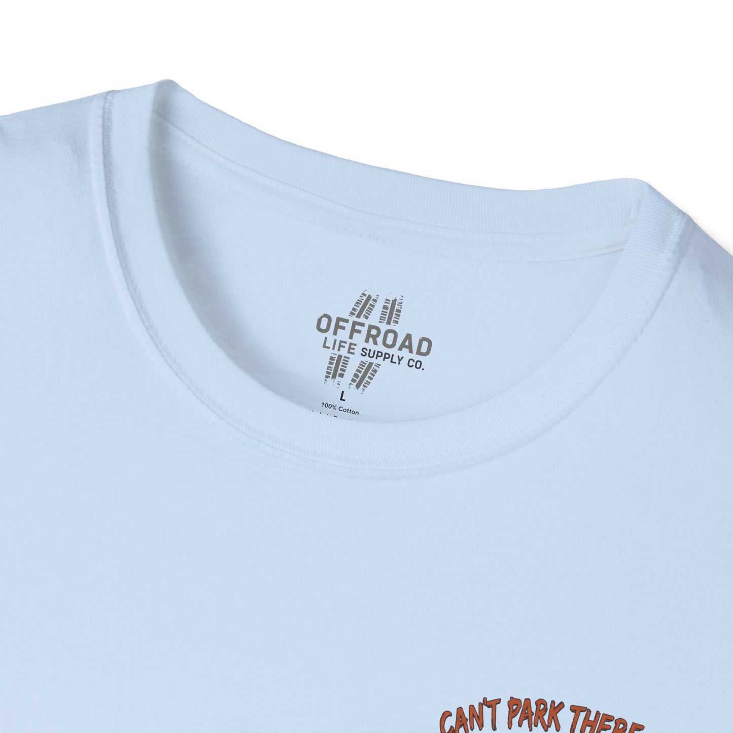 “Can’t Park There Mate” Off-Road 4x4 Adventure Tee - White