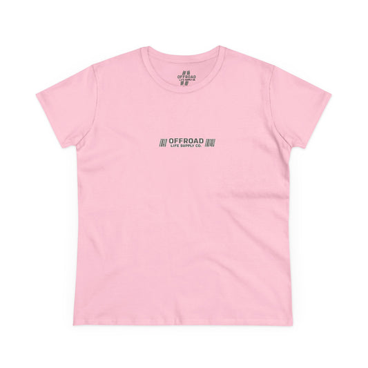 Offroad Life Supply Co. Graphic Tee — Women's Off-Road Basic T-Shirt - Pink