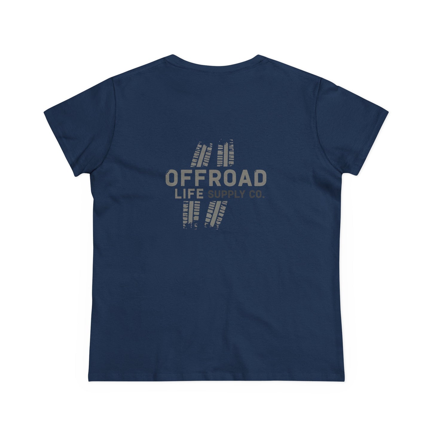 Offroad Life Supply Co. Graphic Tee — Women's Off-Road Basic T-Shirt - Navy