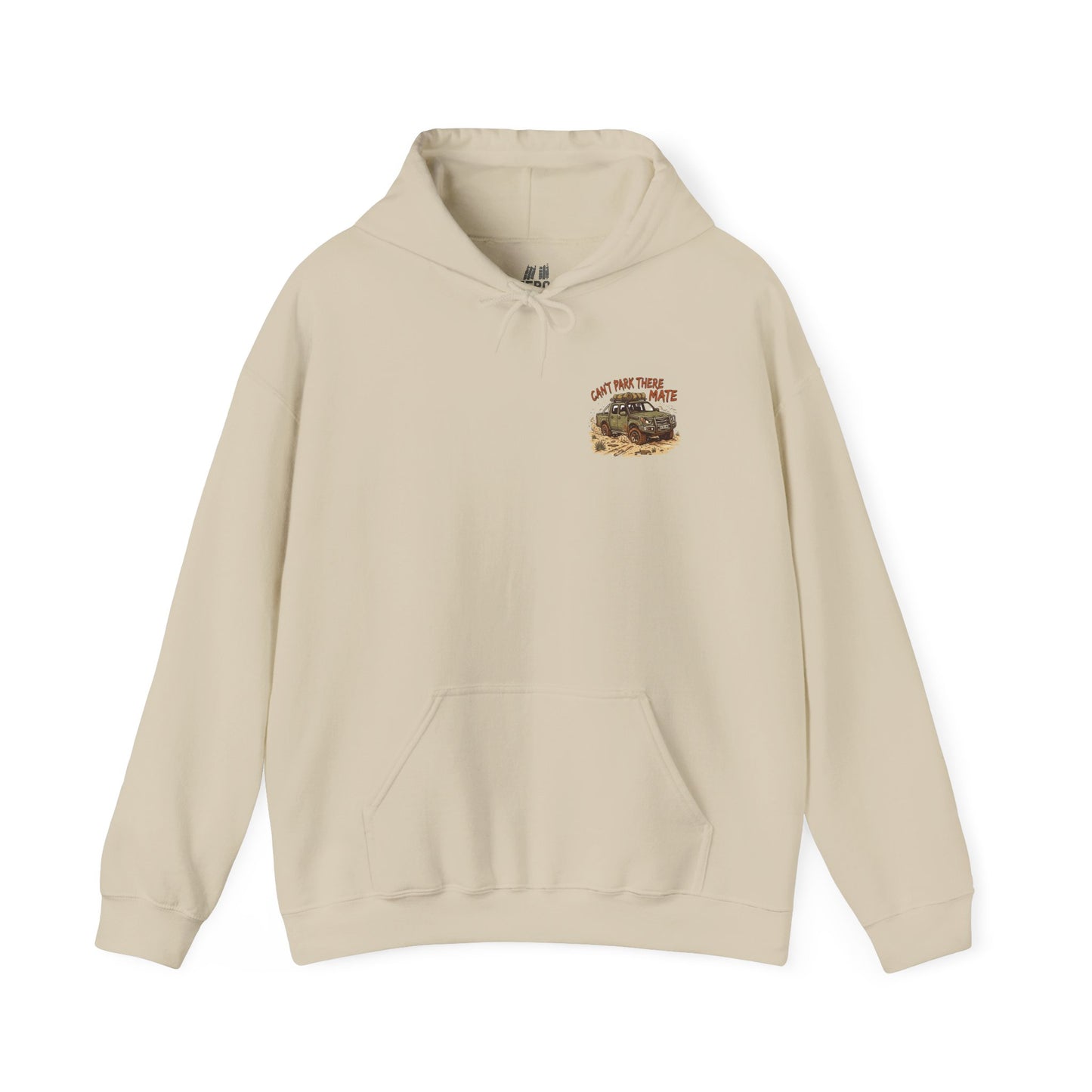 “Can’t Park There Mate” Off-Road 4x4 Hoodie - Grey