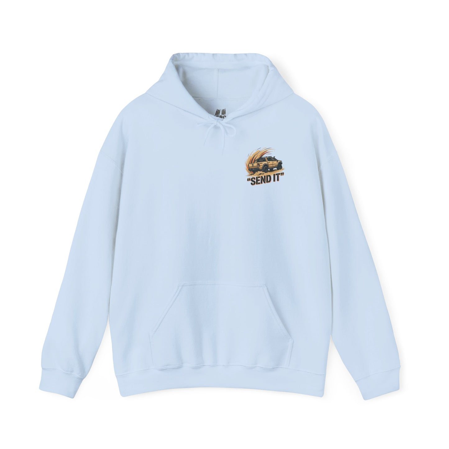 Off-Road Womens 'Send It' Hoodie — Adventure 4x4 Hoodie - Pink