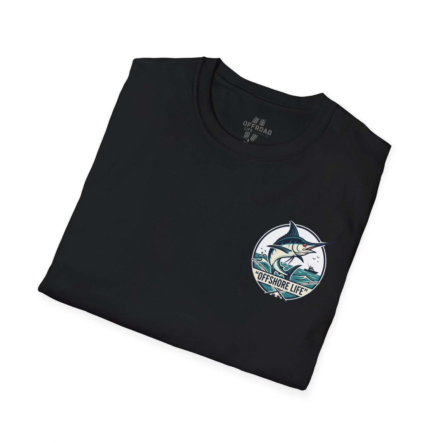 Offshore Life Marlin T-Shirt — Fishing Tee - Black