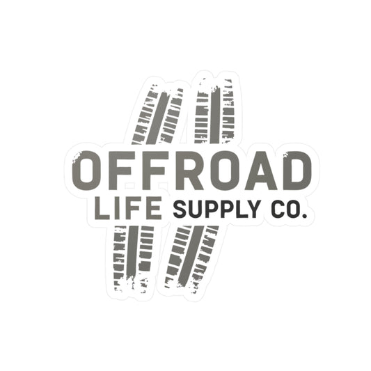 Offroad Life Logo - Vinyl Kiss-Cut Stickers