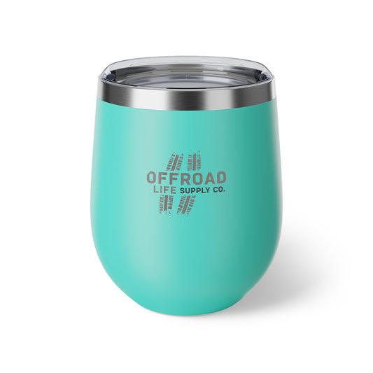 Off-Road Life 12oz Insulated Wine Tumbler — Copper Vacuum Travel Cup